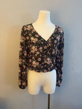 Living Doll Los Angeles Floral Blouse Size M